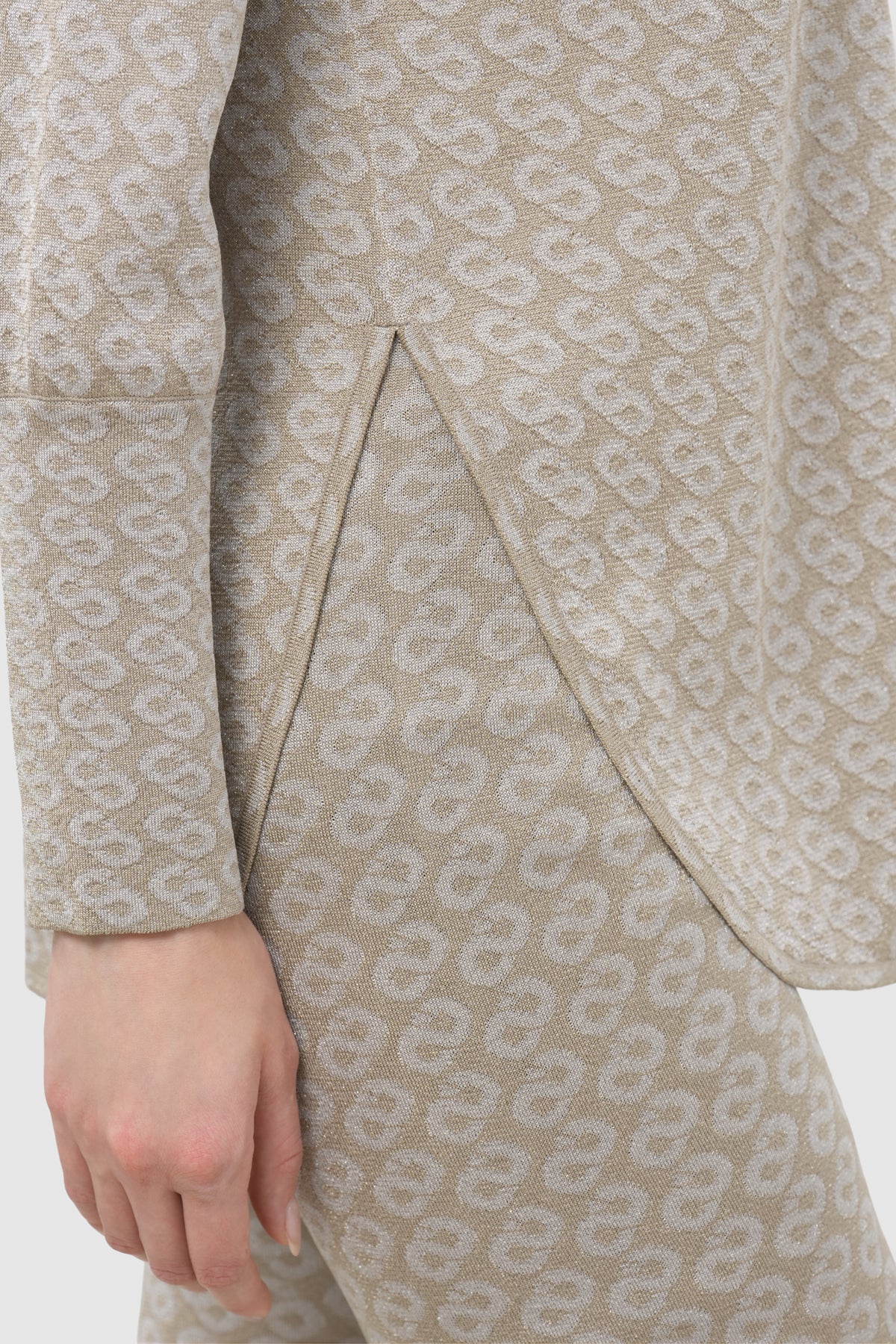 Monogram Knit Shirt - Cream