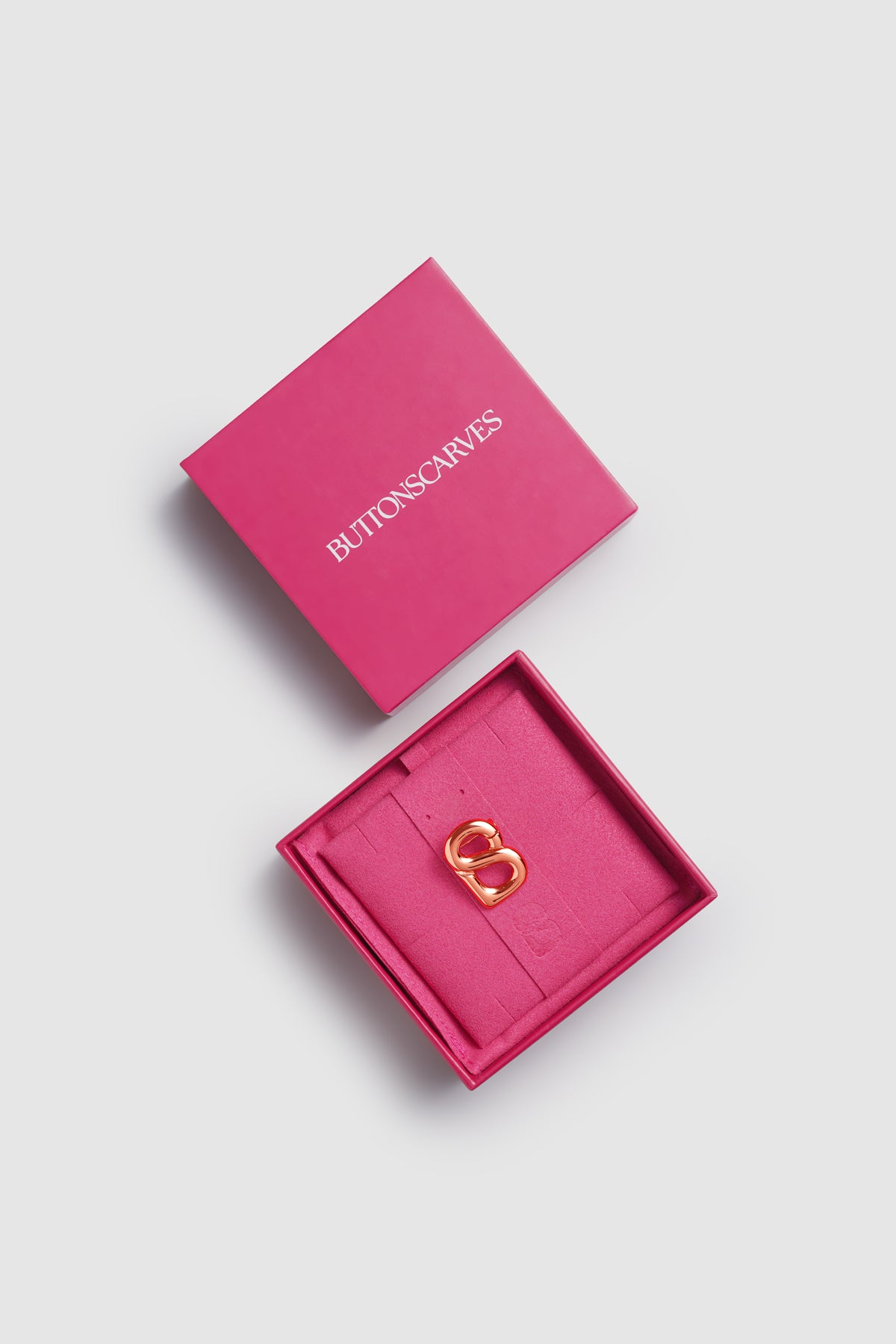 Petite Signature Everyday Brooch - Rose Gold