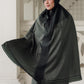 Linka Two Tone Capsule Prayer Robe - Coal