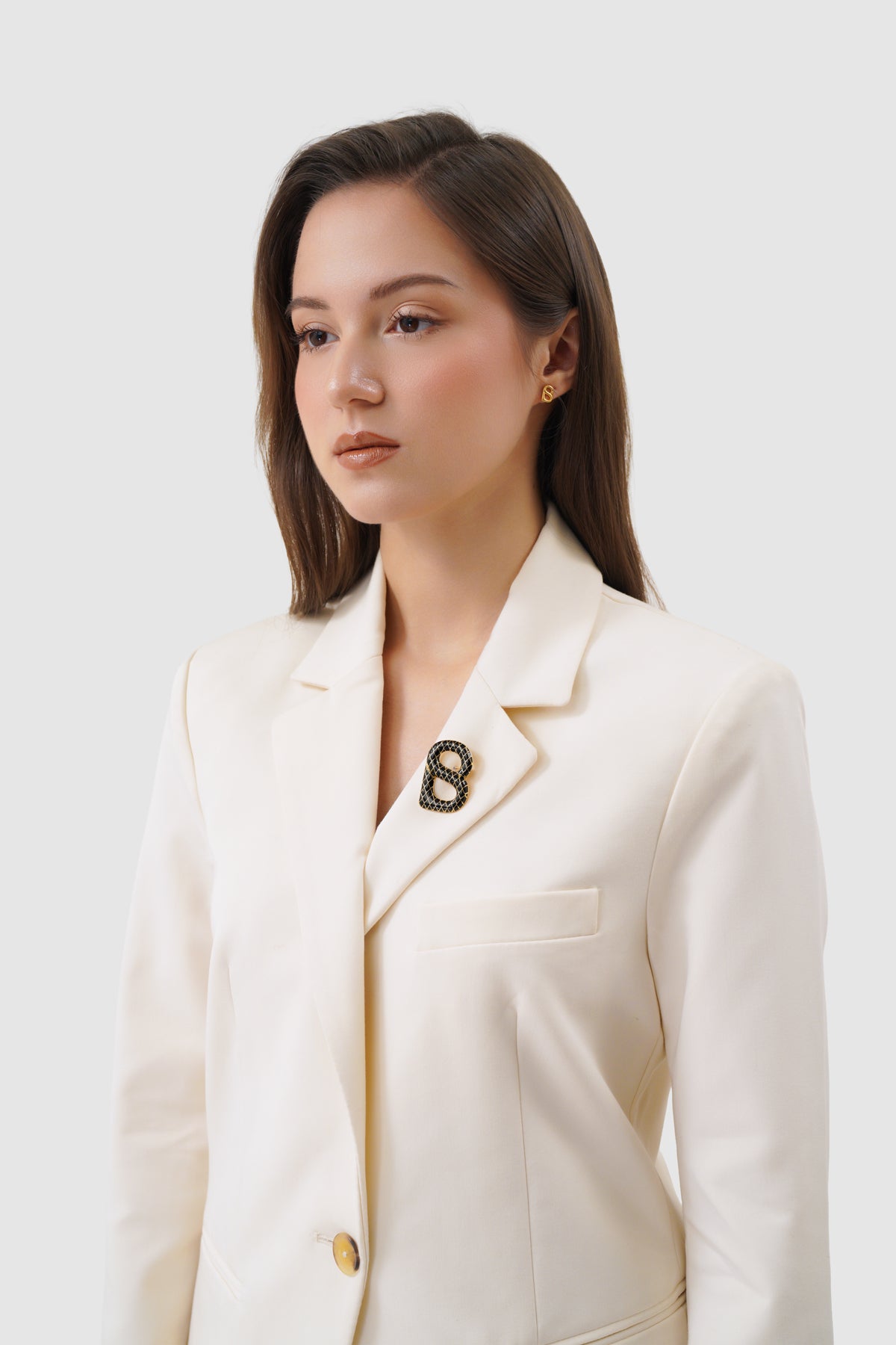 Alice Brooch - Black