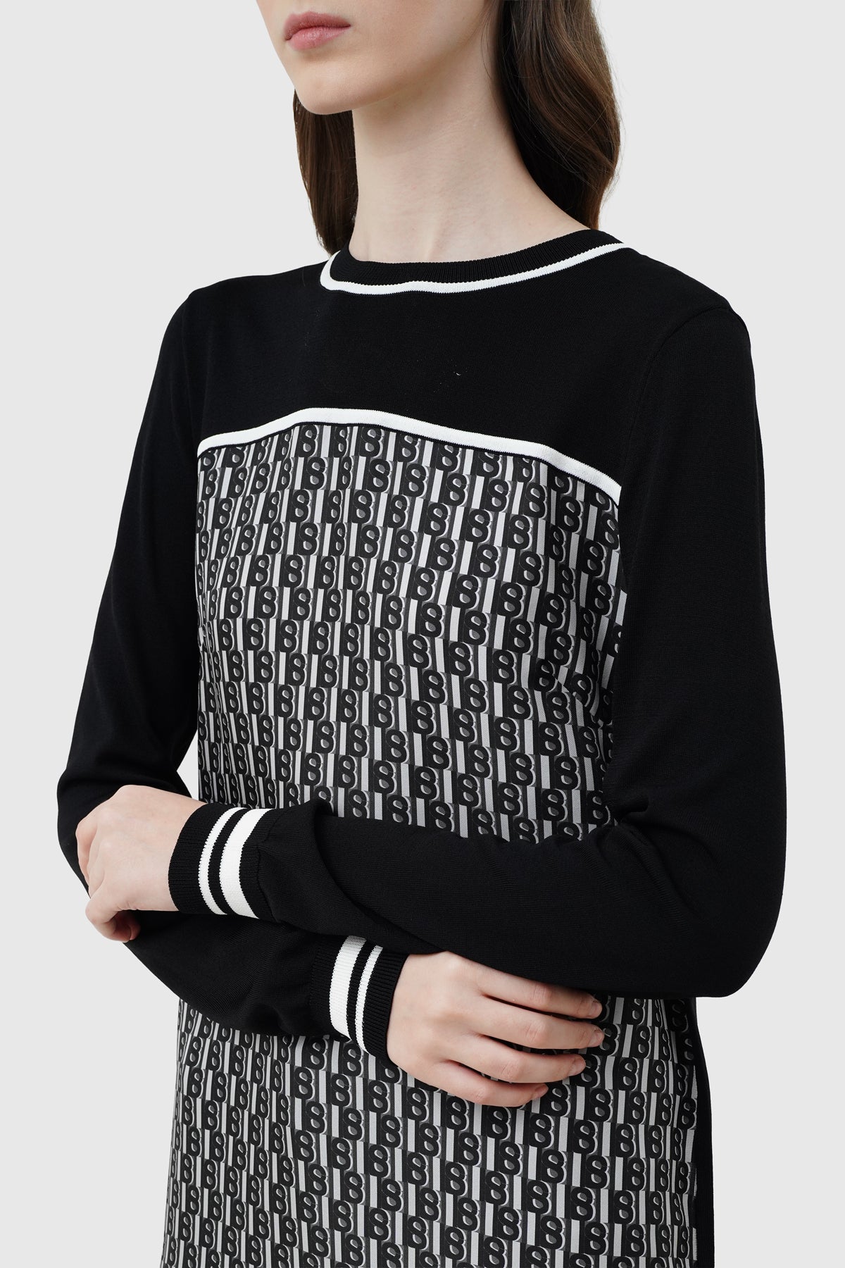 Leena Knit Tunic - Black