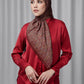 Nagita Tie Back Square - Pomegranate