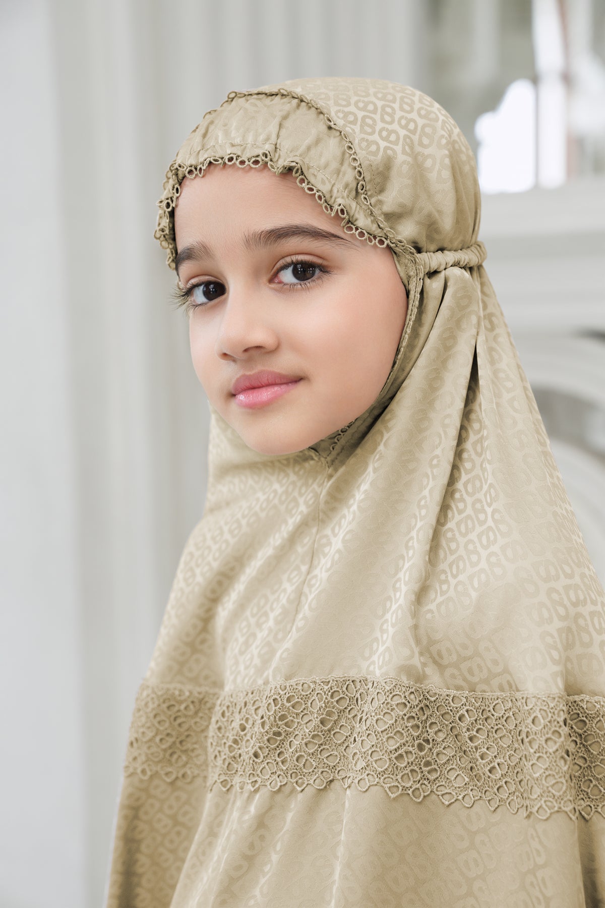 Safa Kids Prayer Robe - Beige