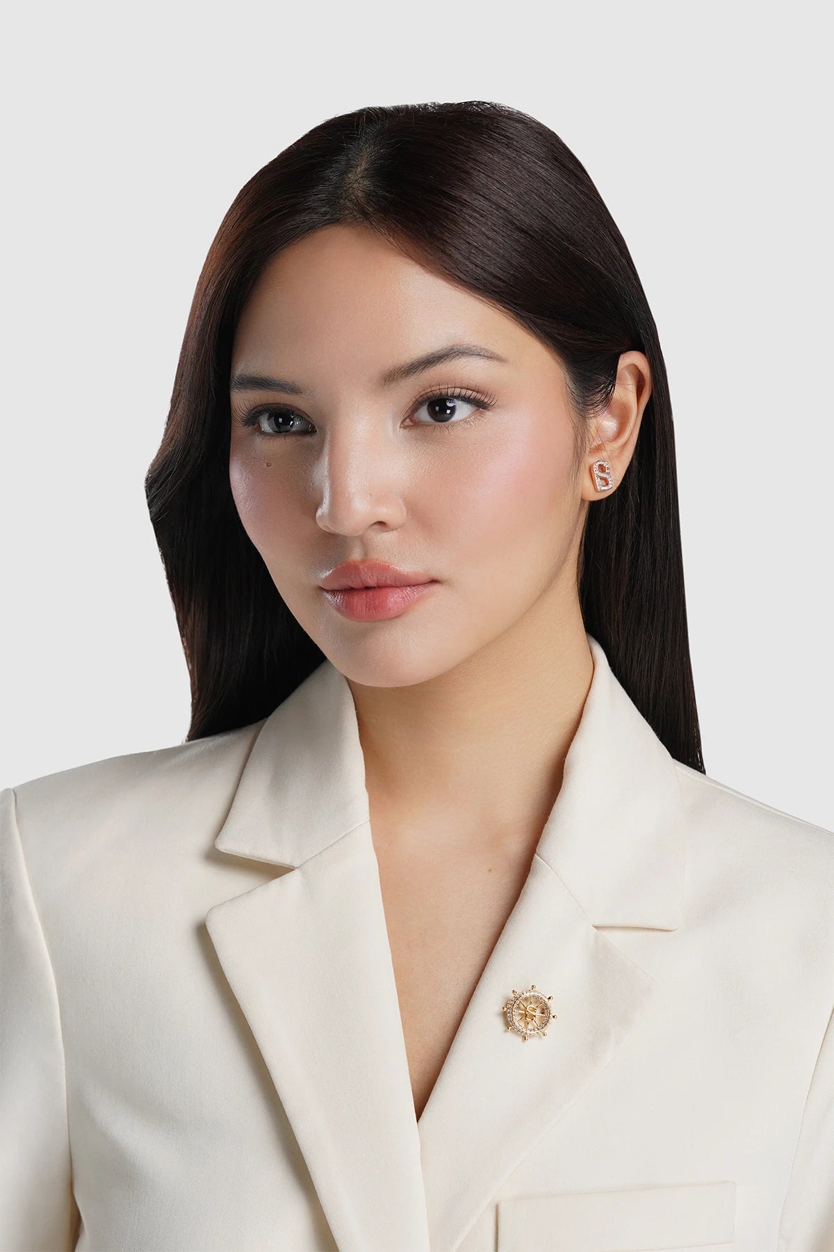 Maris Pin Brooch - Gold