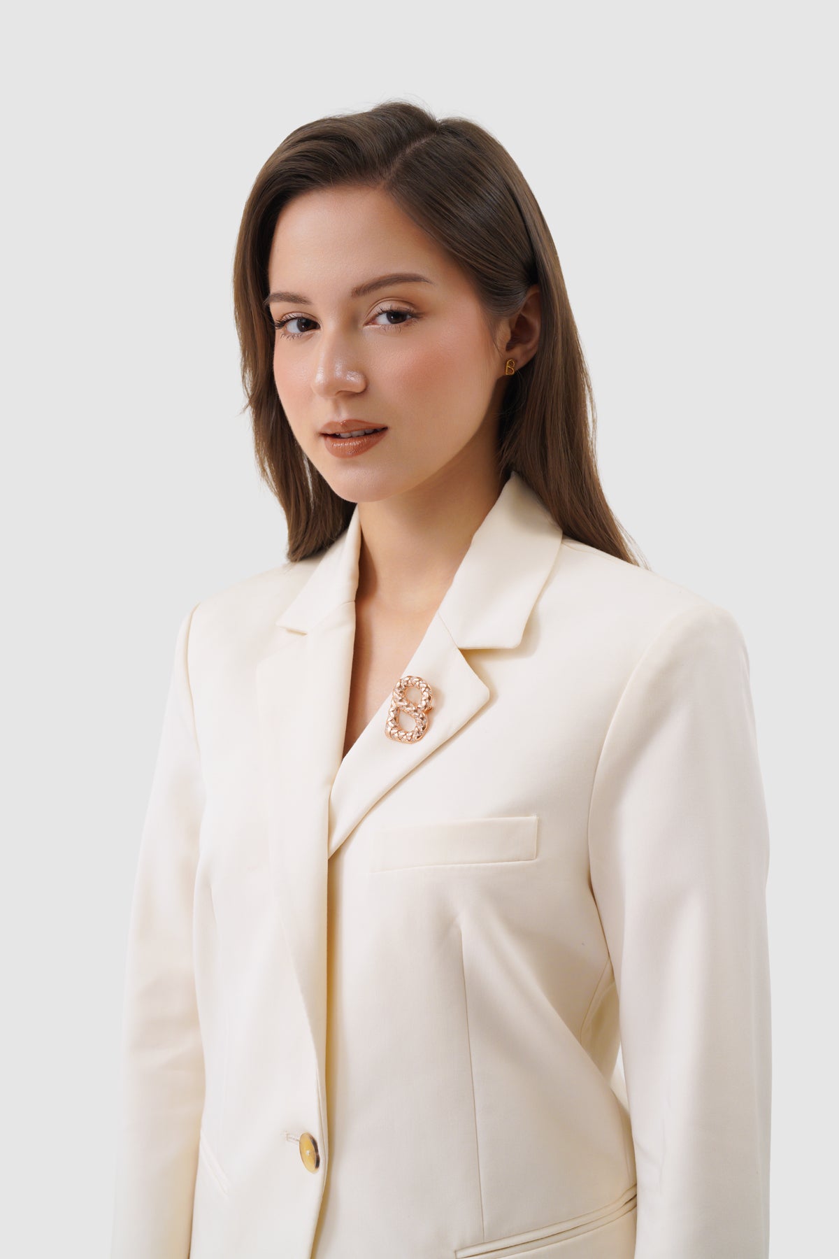 Signature Alara Brooch - Rose Gold