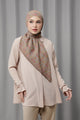 Nagita Tie Back Square - Chestnut