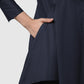 Signature Woman Poplin Shirt - Navy
