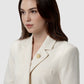 Sofia Round Pin Brooch - Matt Gold