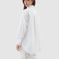 Parisian Embroidery Oversized Shirt - White