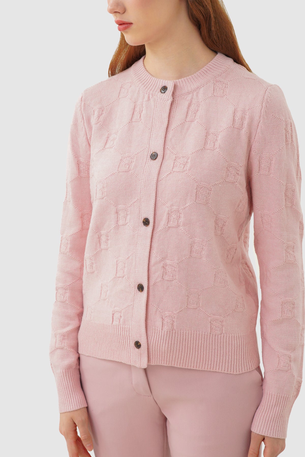 Beverly Knit Cardigan - Pink