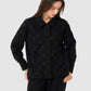 Beverly Beaded Shacket - Black