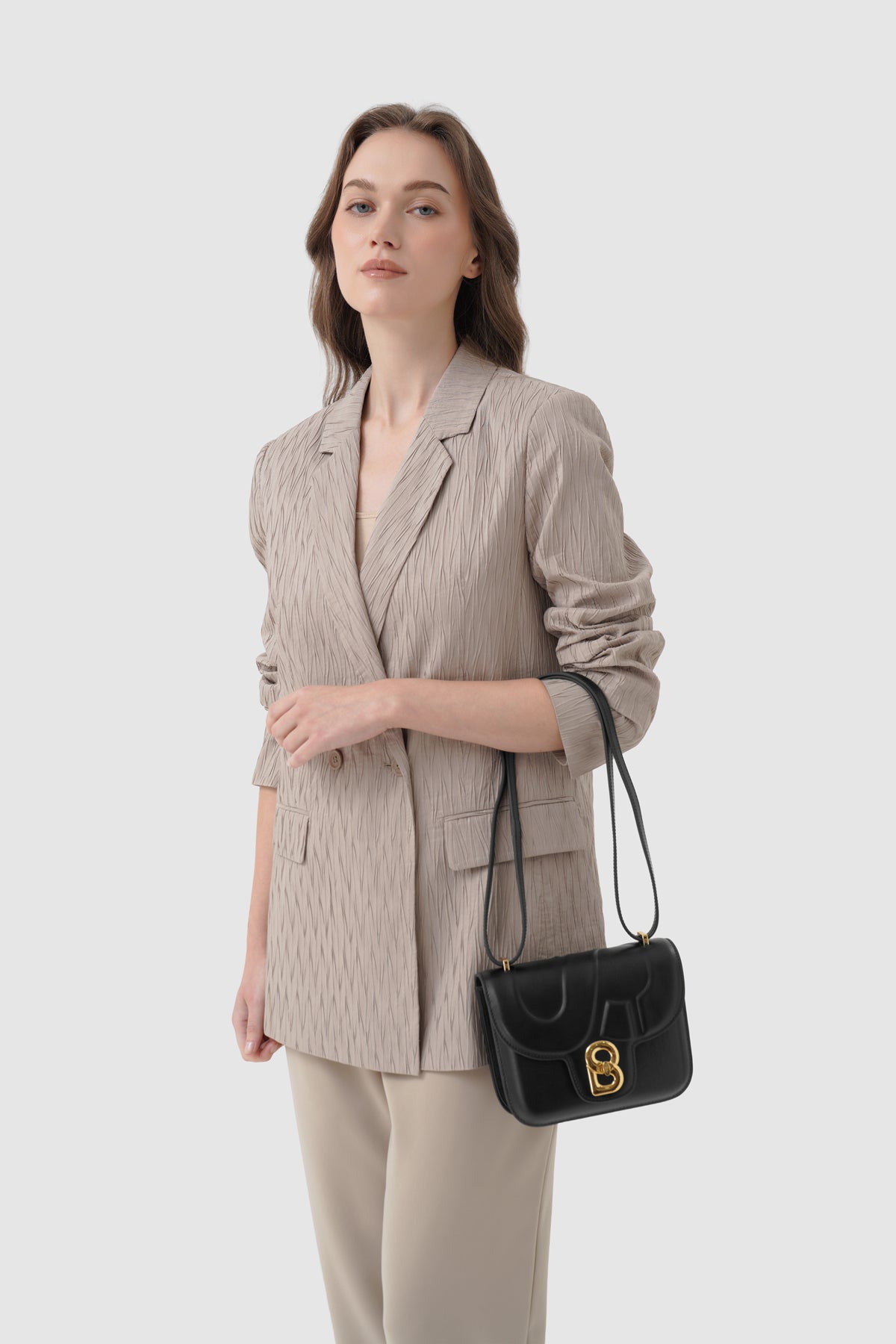Alba Bag - Shiny Leather - Black
