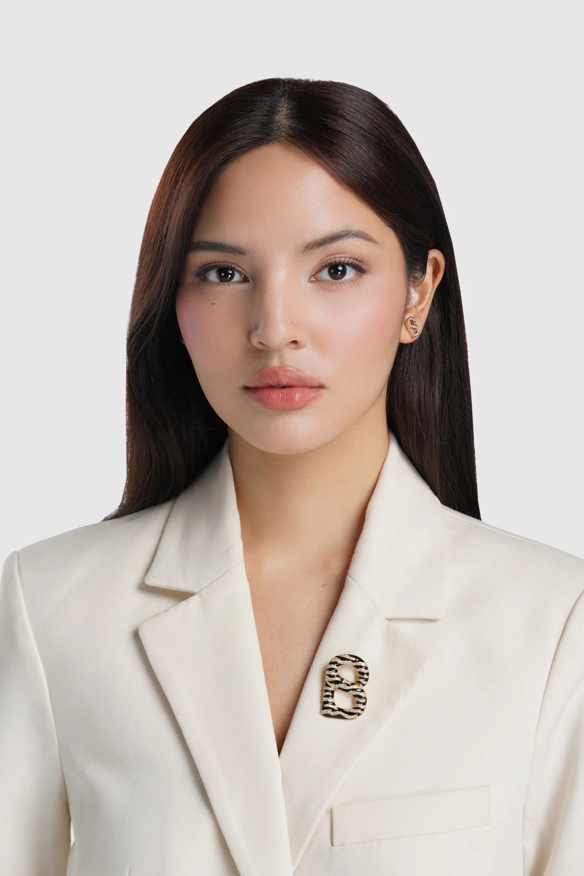 Signature Maris Brooch - Black Gold