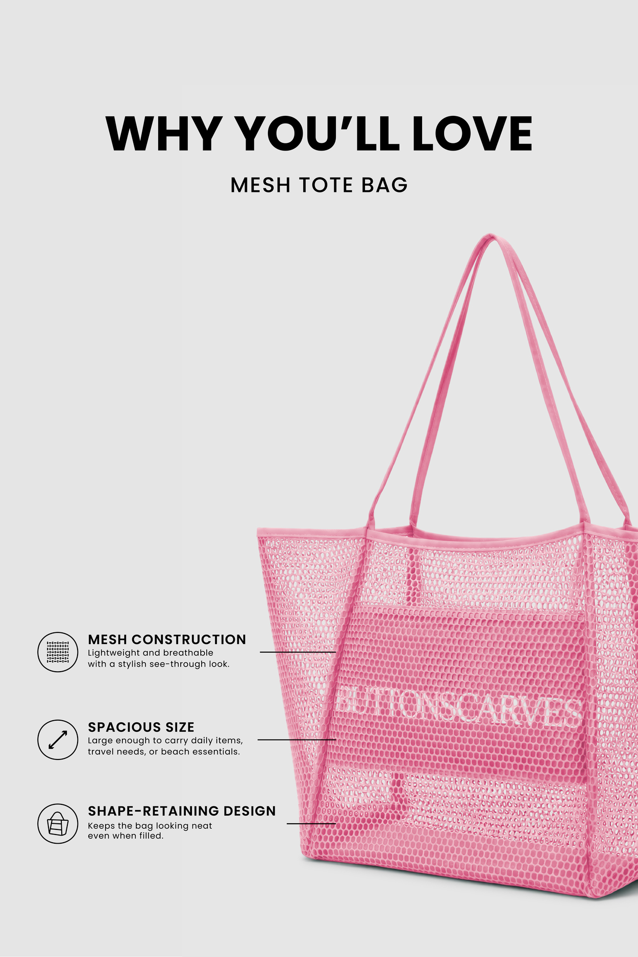 Mesh Tote Bag - Sea Fan