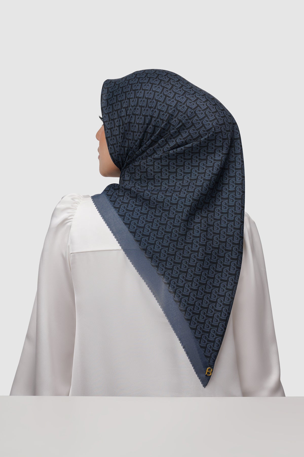 Bimu Twill Square - Dark Sapphire