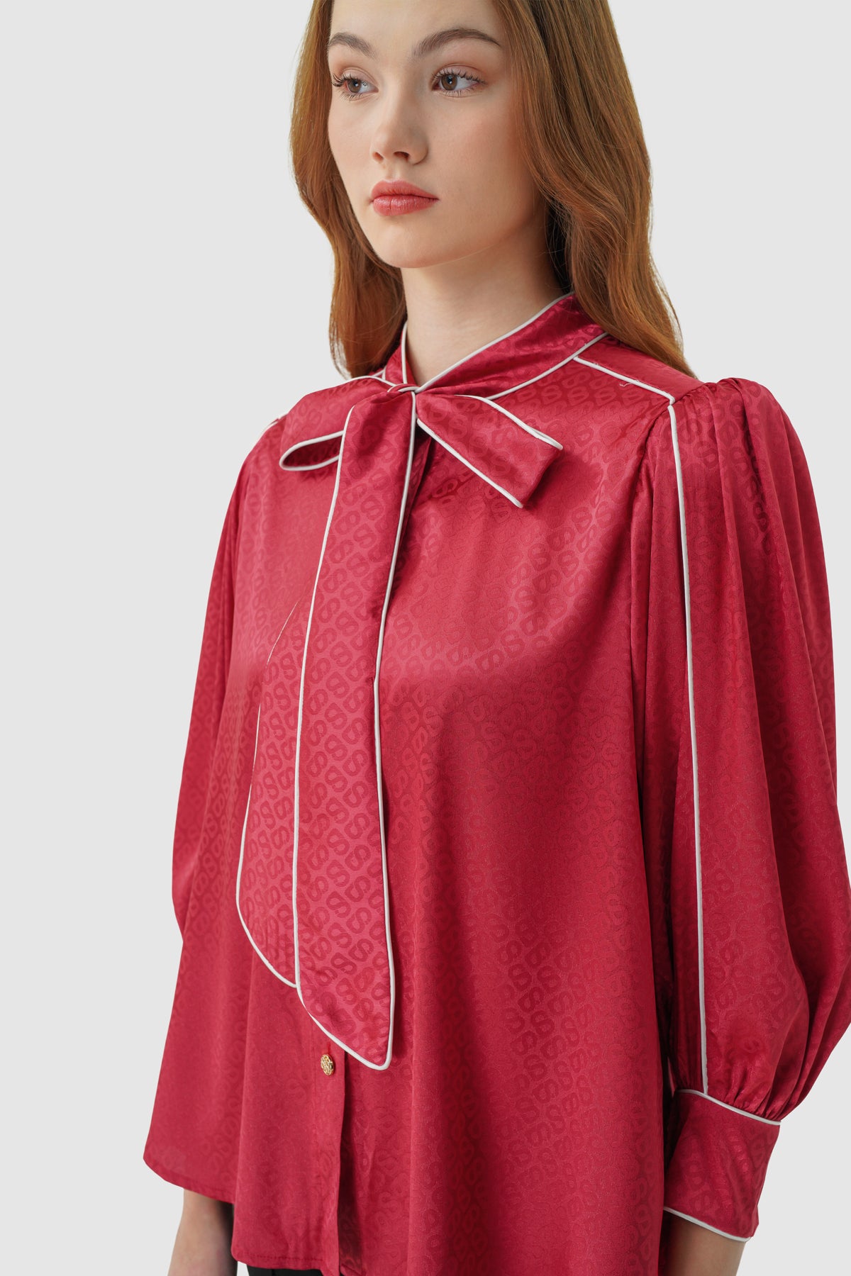 Tapis Monogram Shirt - Red