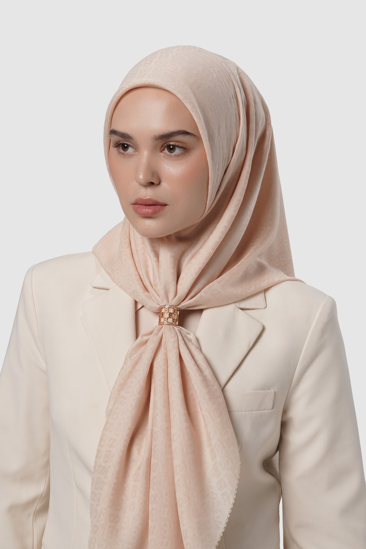 Adara Ring Brooch - Rose Gold