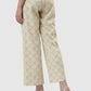 Beverly Monogram Pants - Cream