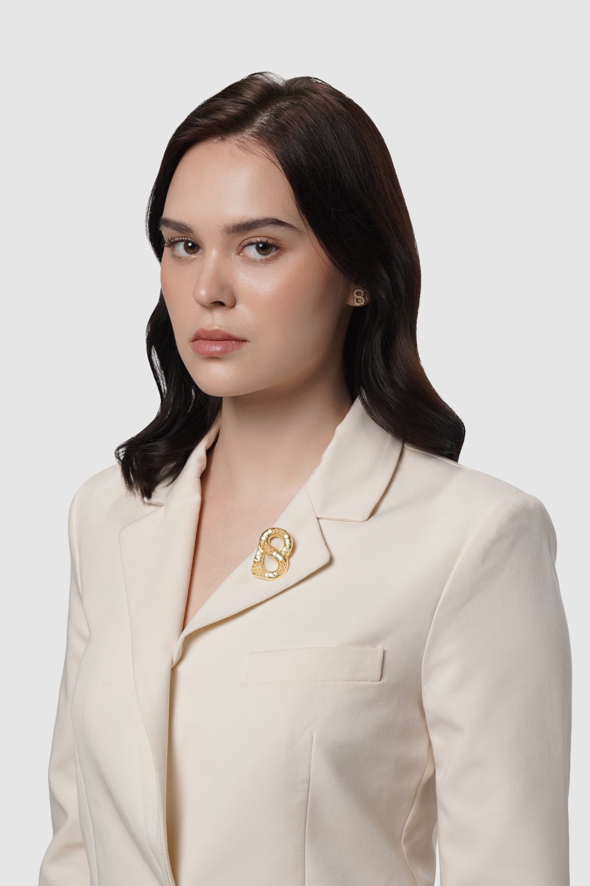 Leona Brooch - Gold