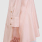 Leena Cotton Panelled Shirt - Pink