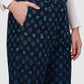 Monogram Denim Pants - Blue