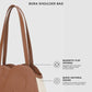 Bora Shoulder Bag - Brown