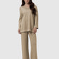 Alba Knit Top - Frappe