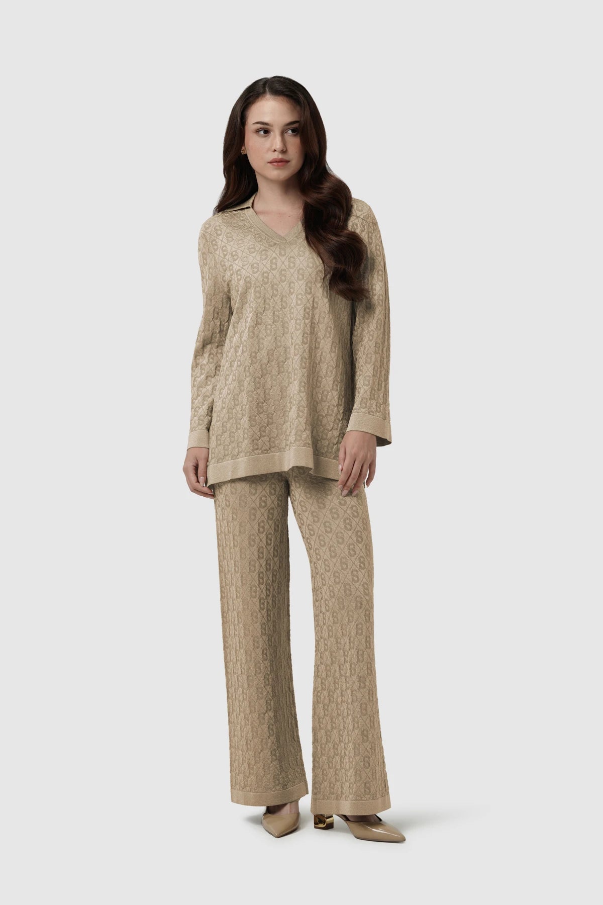 Alba Knit Top - Frappe