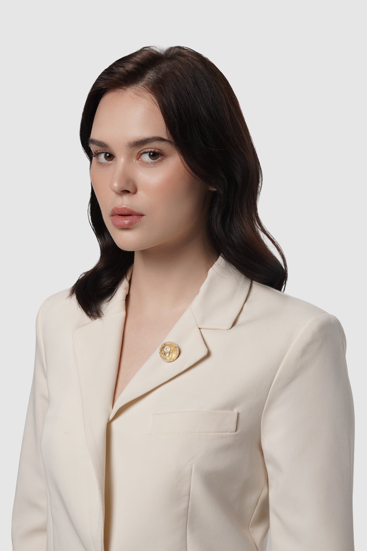 Liora Pin Brooch - Gold