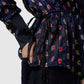 Nagita Silk Shirt - Navy