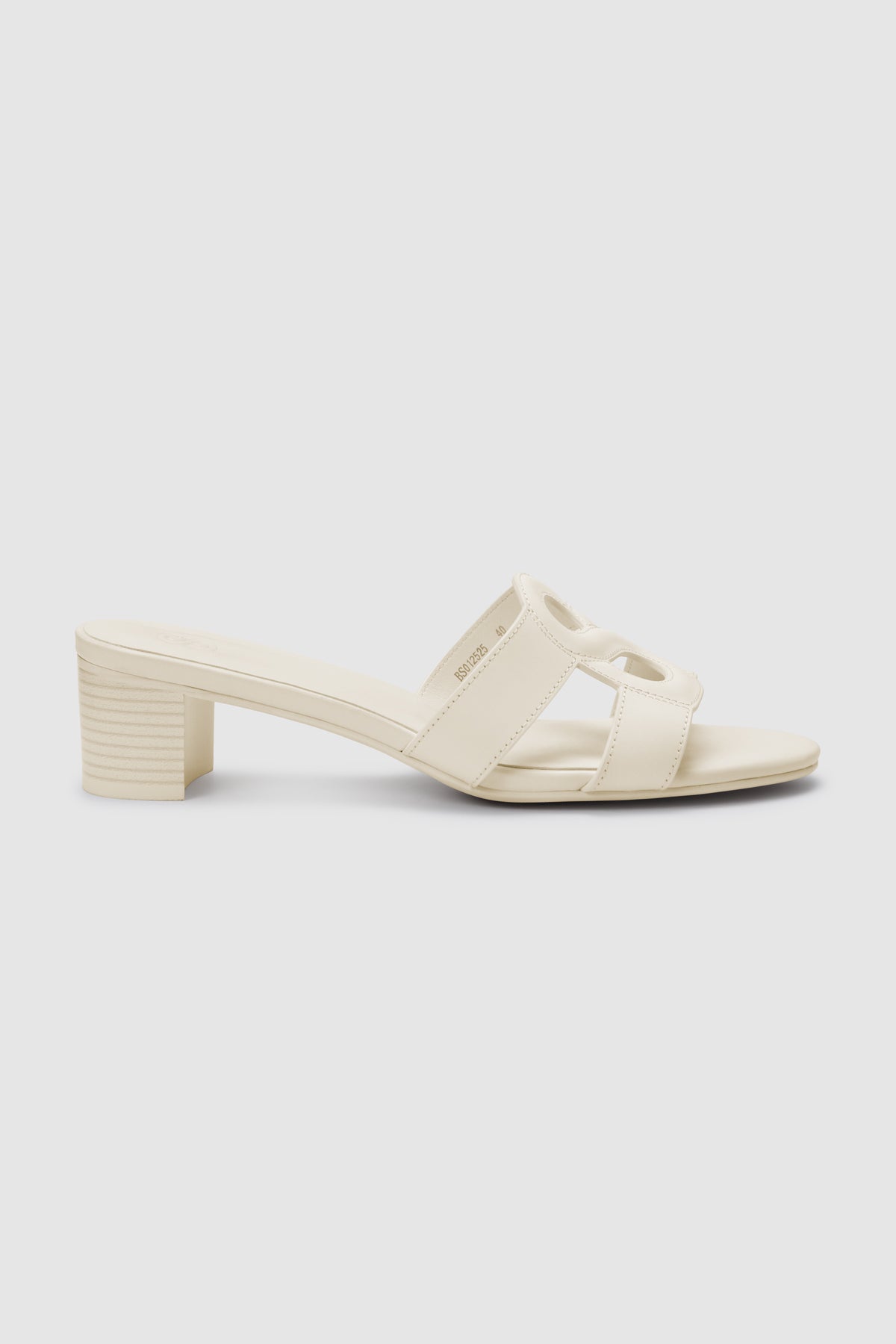 Kefi Block Heels - White