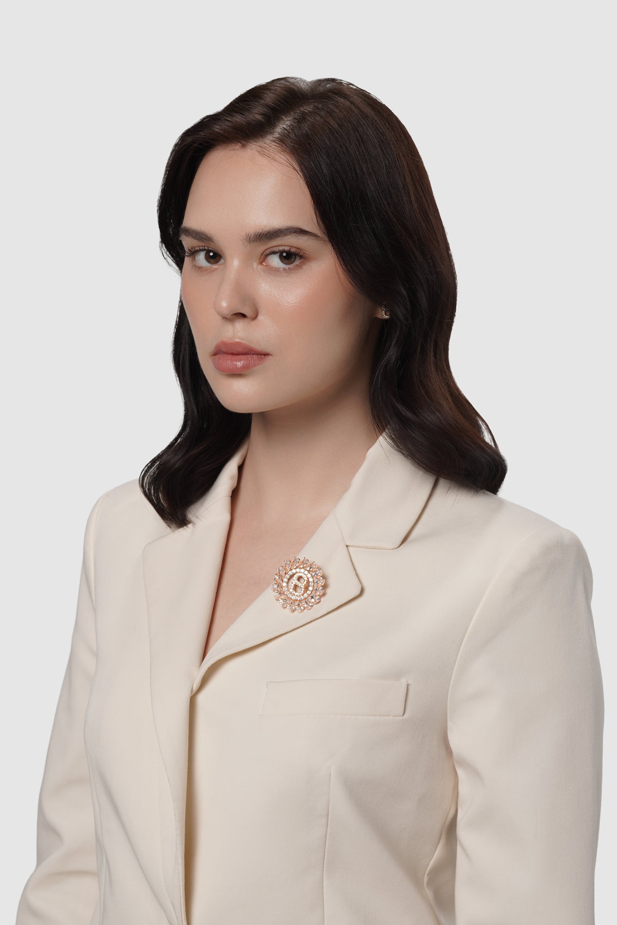 Orien Brooch - Rose Gold