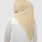 Interlock Square - Pale Banana