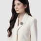 Noura Brooch - Silver
