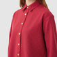 Bimu Monogram Oversized Shirt - Red