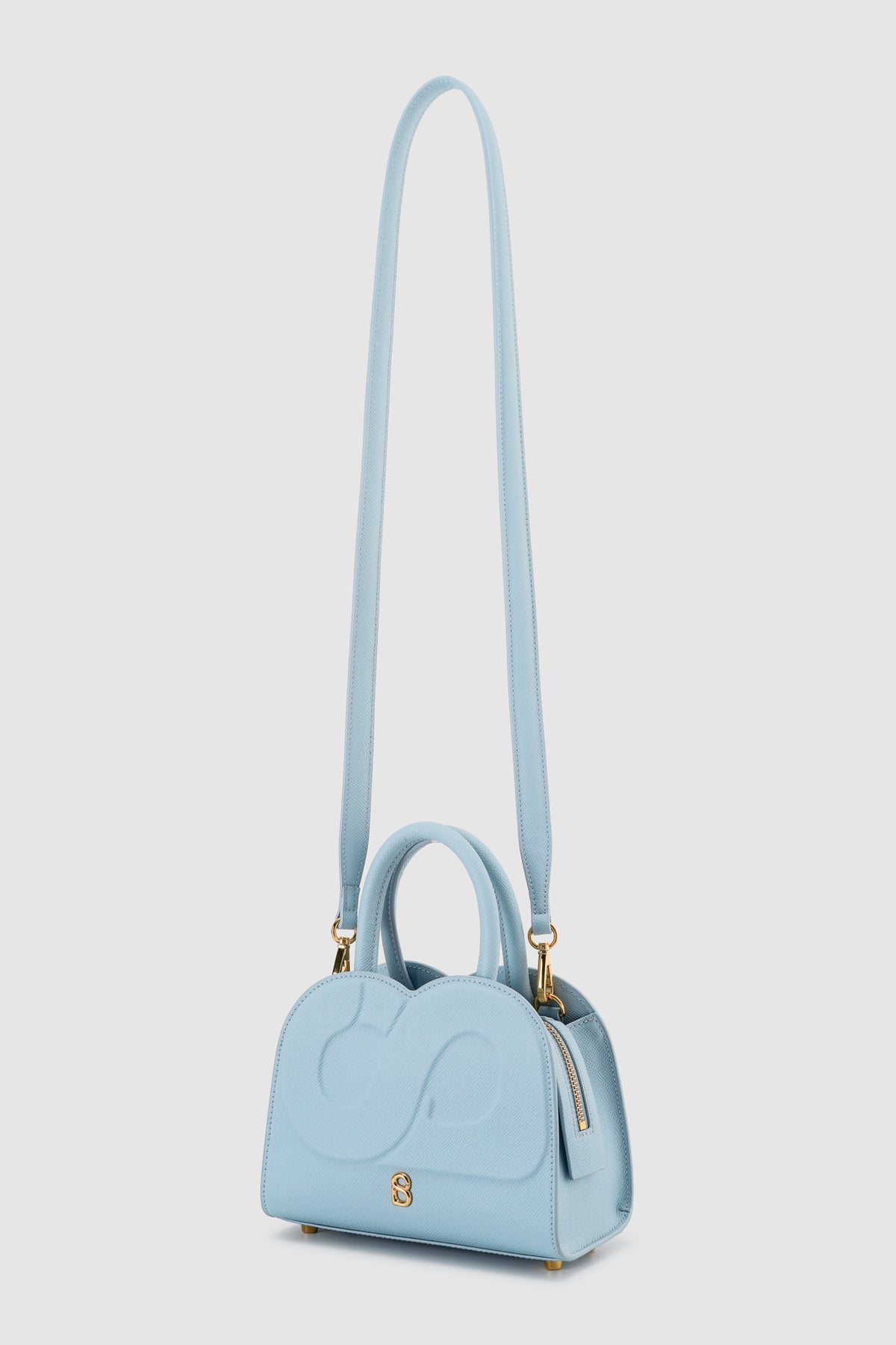 Joy Bag Small - Saffiano Leather - Waterfall