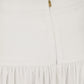 Leena Cotton Ruffle Skirt - White
