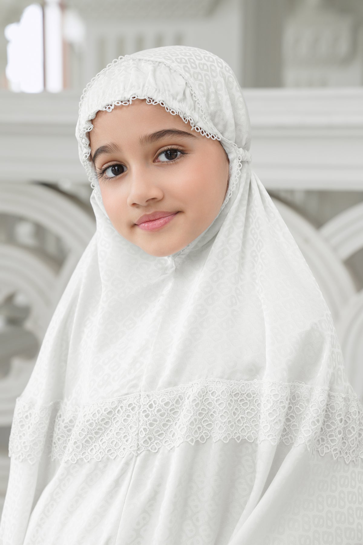 Safa Kids Prayer Robe - Broken White