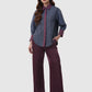 The Editor Oversized Shirt - Navy