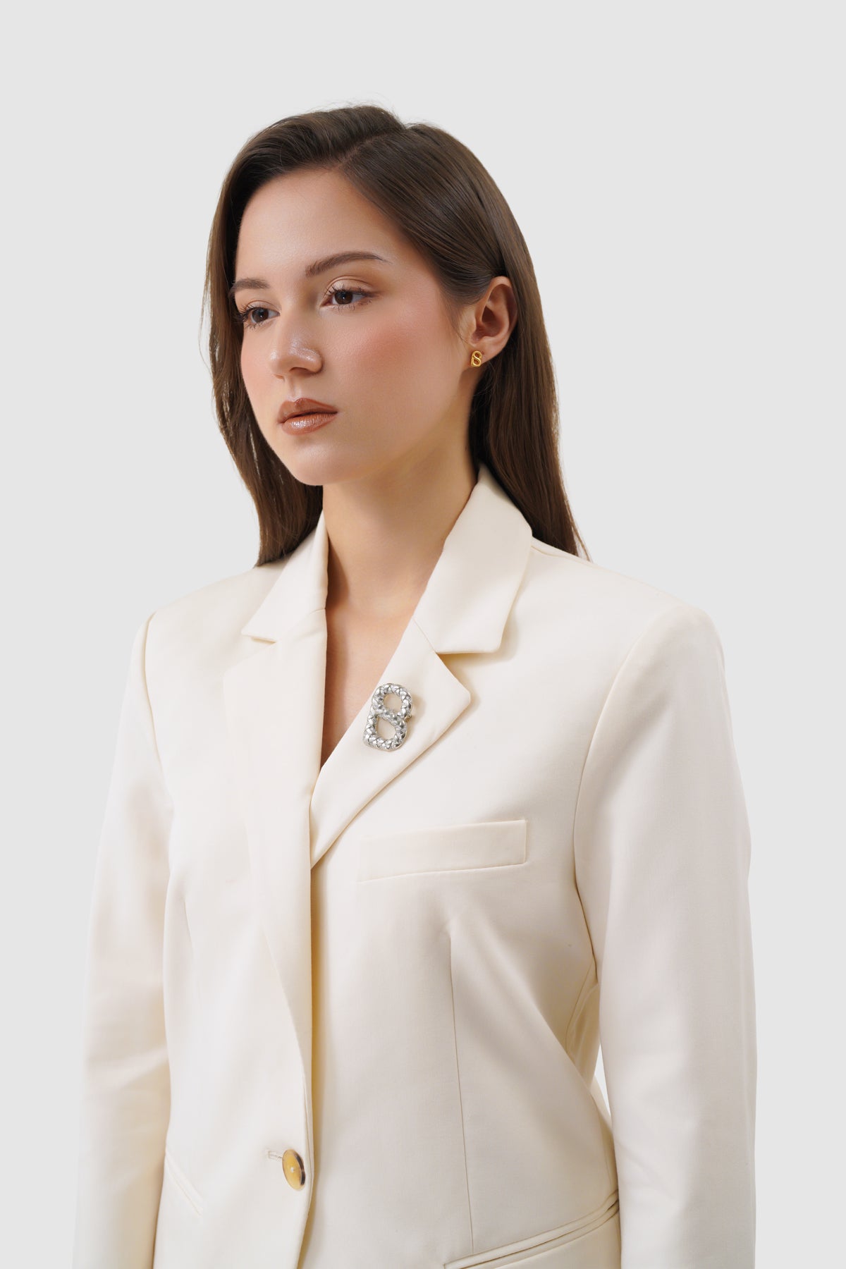 Signature Alara Brooch - Silver