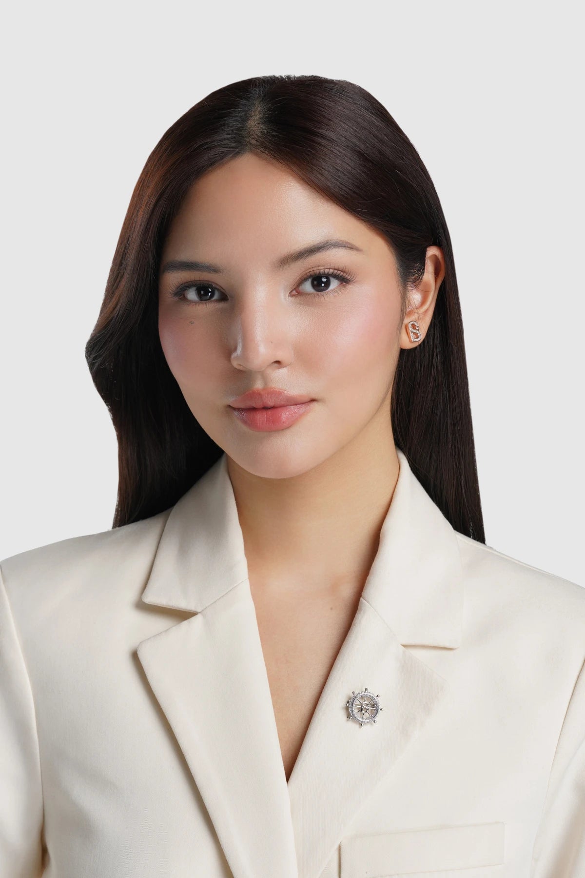 Maris Pin Brooch - Silver