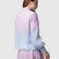 Tropical26 Crop Shirt - Pink/Blue