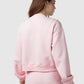 Signature Embellished Crop Sweatshirt - Pink
