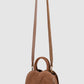 Joy Bag Small - Suede Leather - Caramel