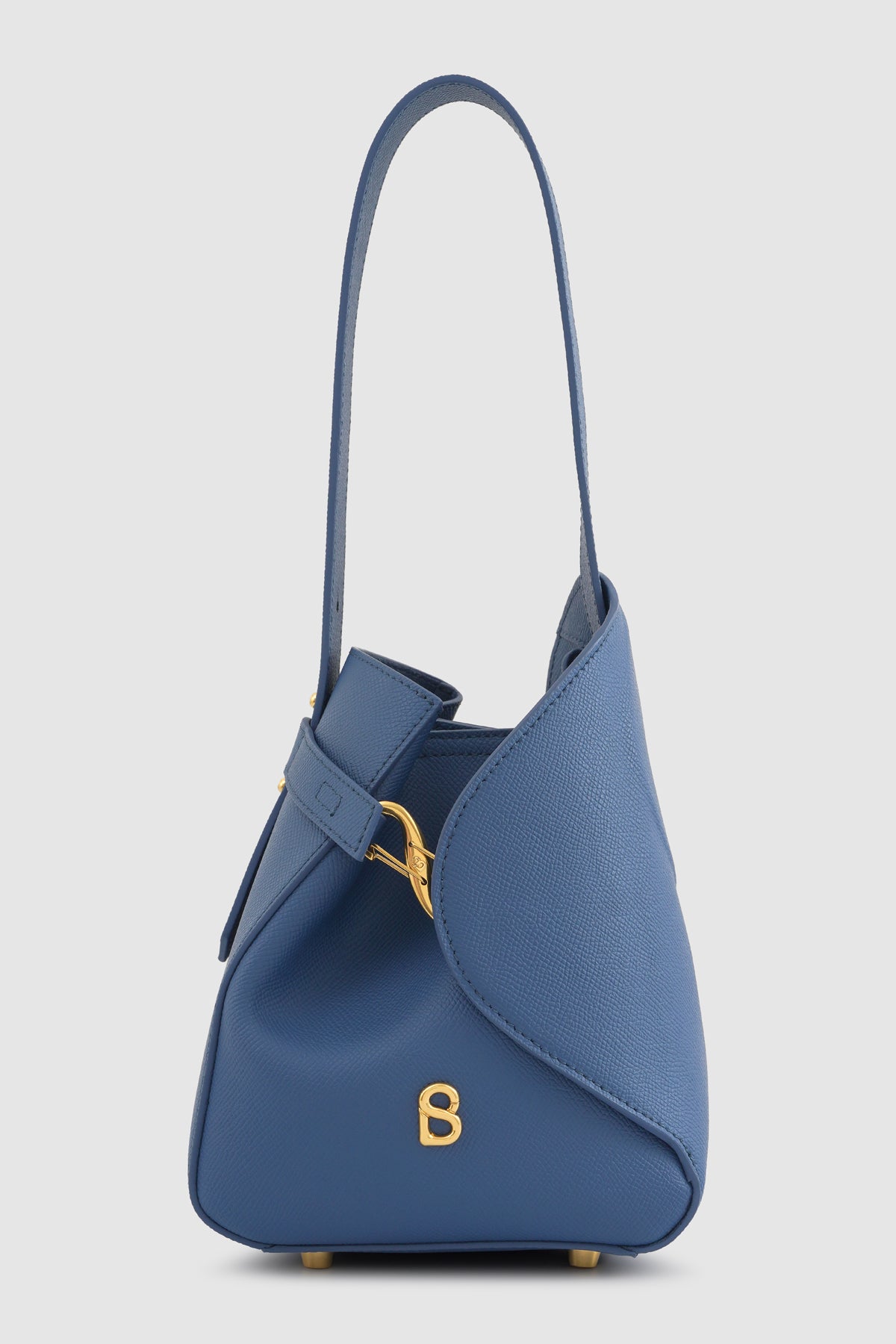 Britney Bag Small - Saffiano Leather - Bluebell