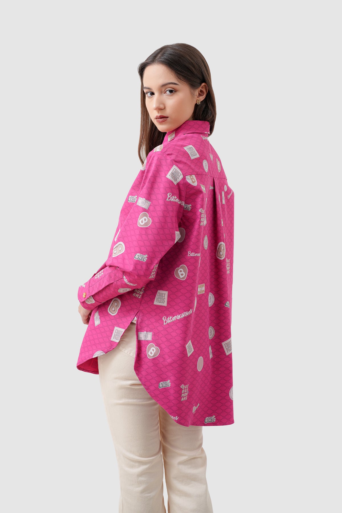 Parisian Basic Shirt - Fuchsia