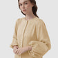 Noura Puff Dress - Pebble