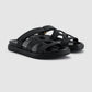 Kefi Signature Strap Sandal - Black