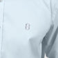 Signature Men Poplin Shirt Long Sleeve - Blue