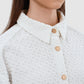 Luna Monogram Shirt - White